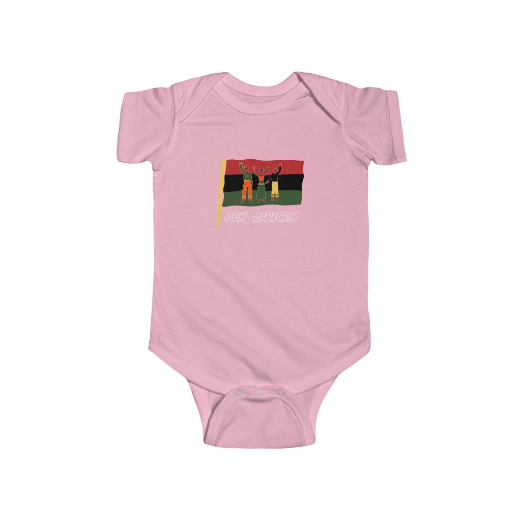 Baby Pan-African Flag | African Diaspora Baby Boy Girl Outfit