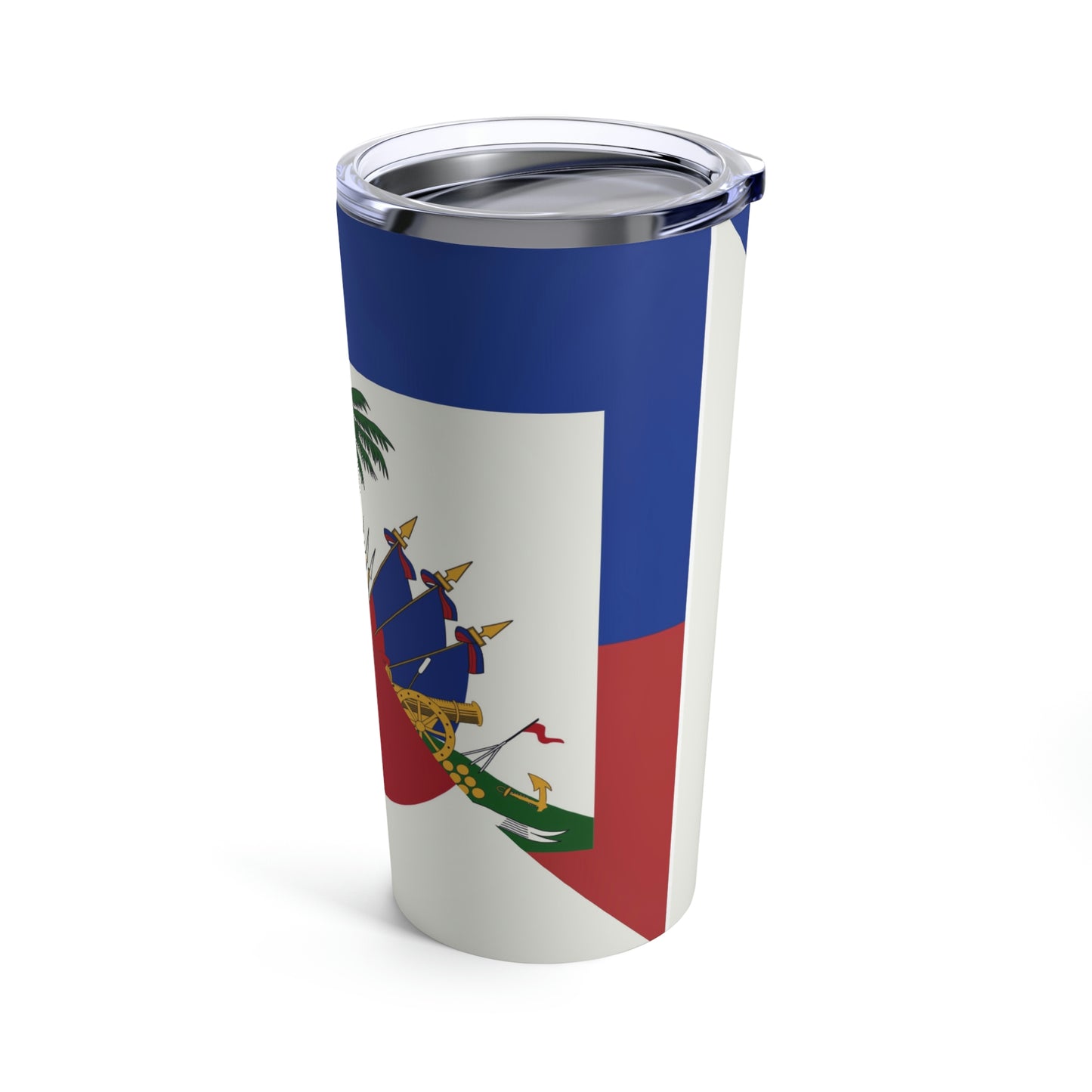 Haitian Japanese Flag | Half Haiti Japan Tumbler 20oz