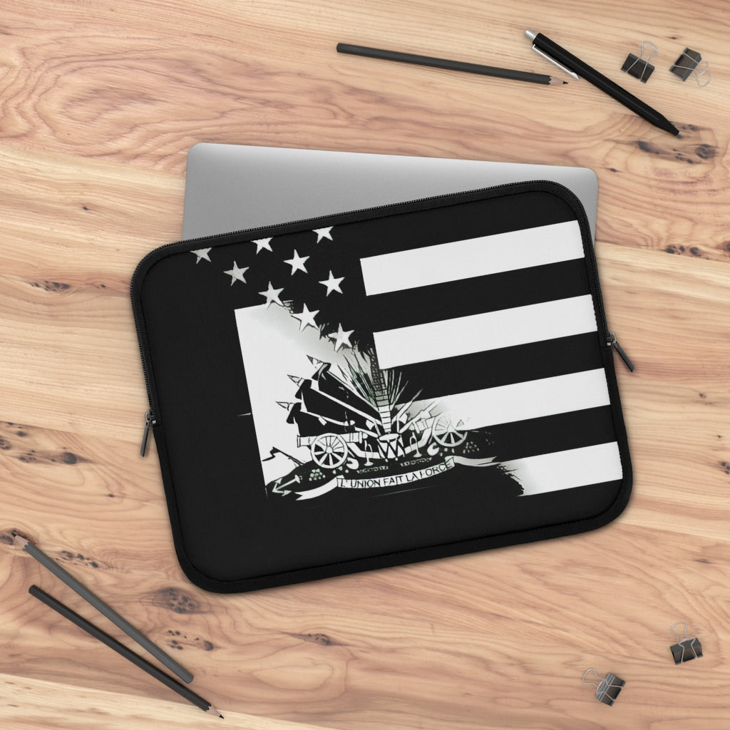 B&W Haitian-American Laptop Sleeve