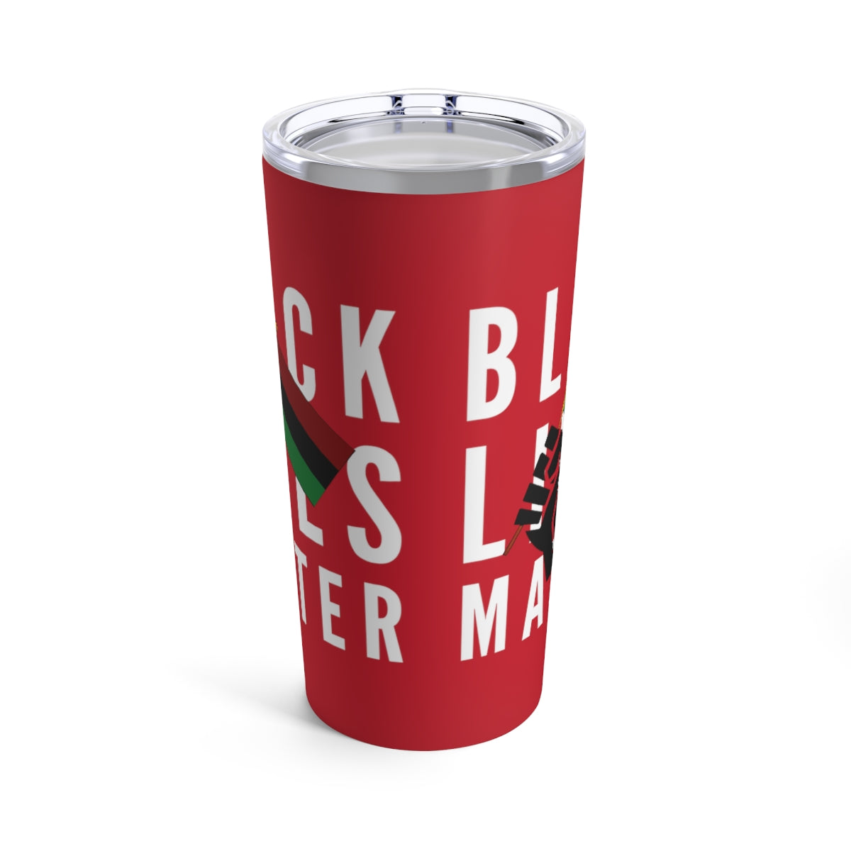 Black Lives Matter Pan African Flag | BLM USA Tumbler 20oz