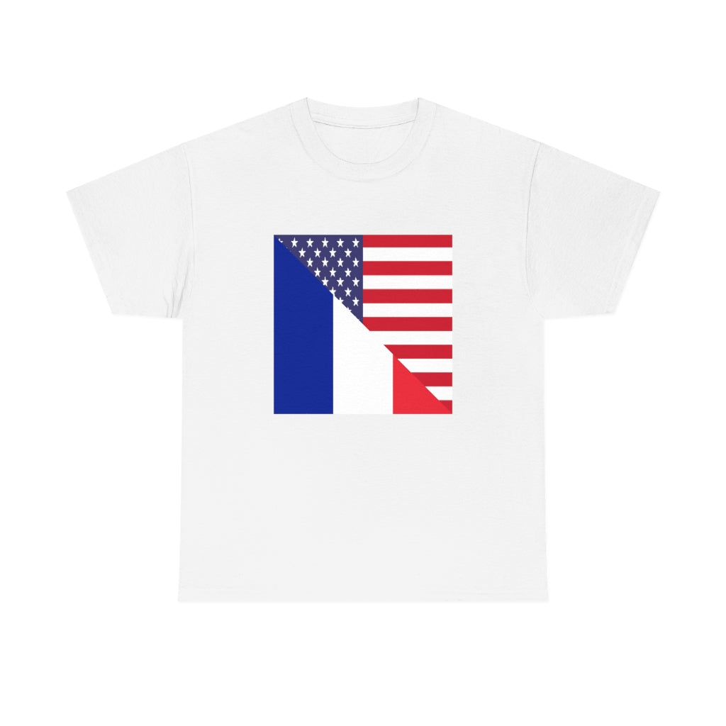 France American Flag T-Shirt | Unisex French Men Women Tee