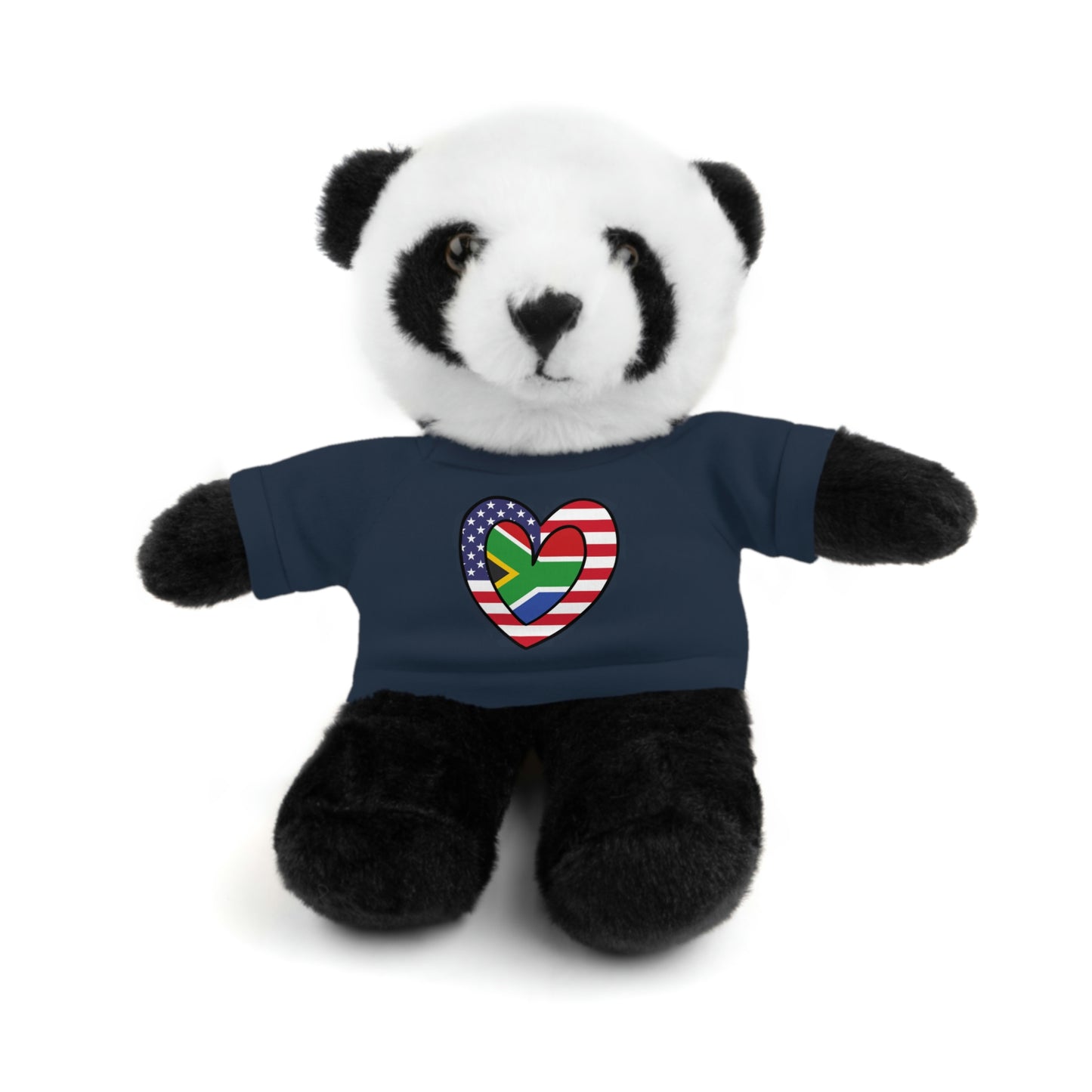 South African American Valentines Day Gift Stuffed Animal | SA USA Flag Toy