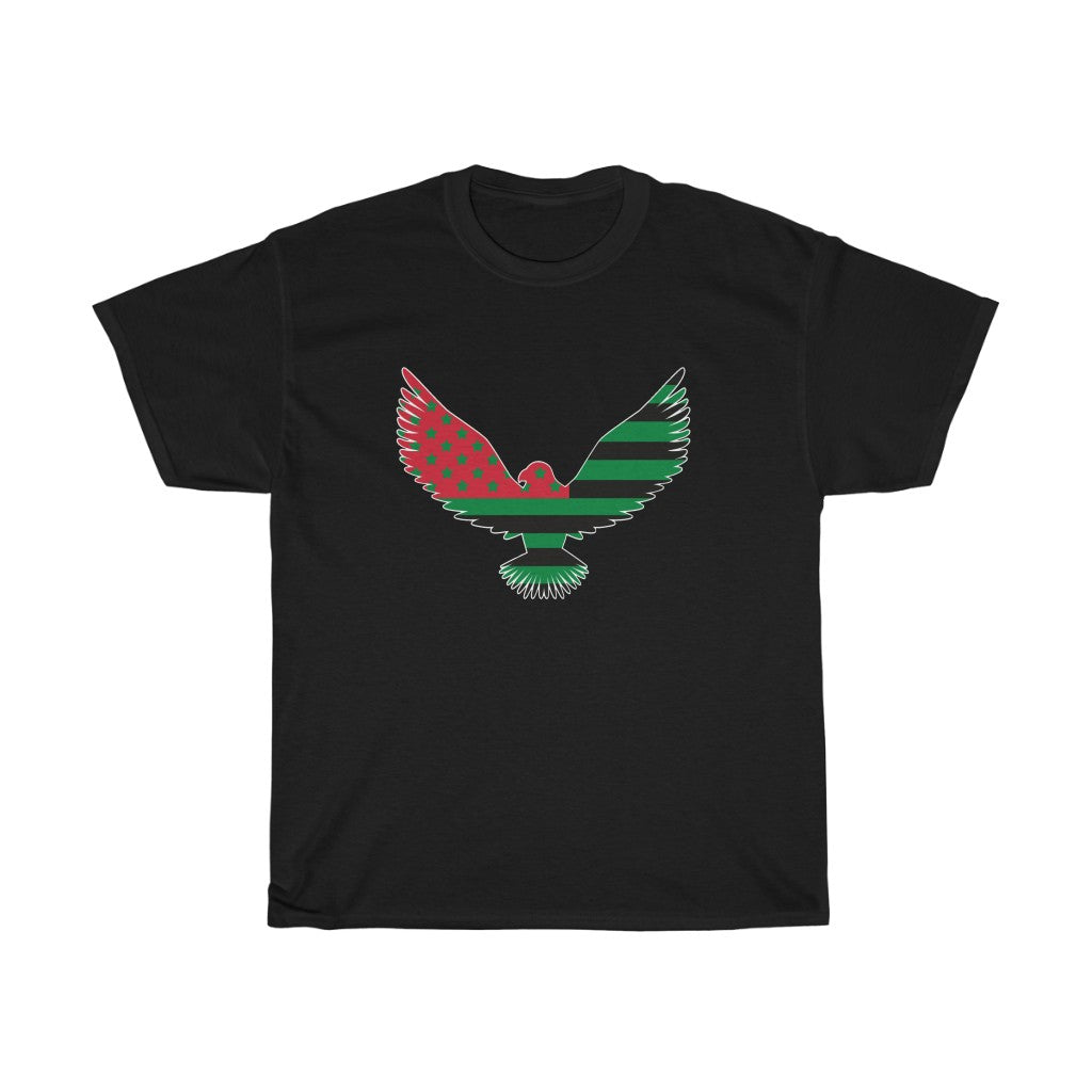 Pan African Flag US Eagle Tee