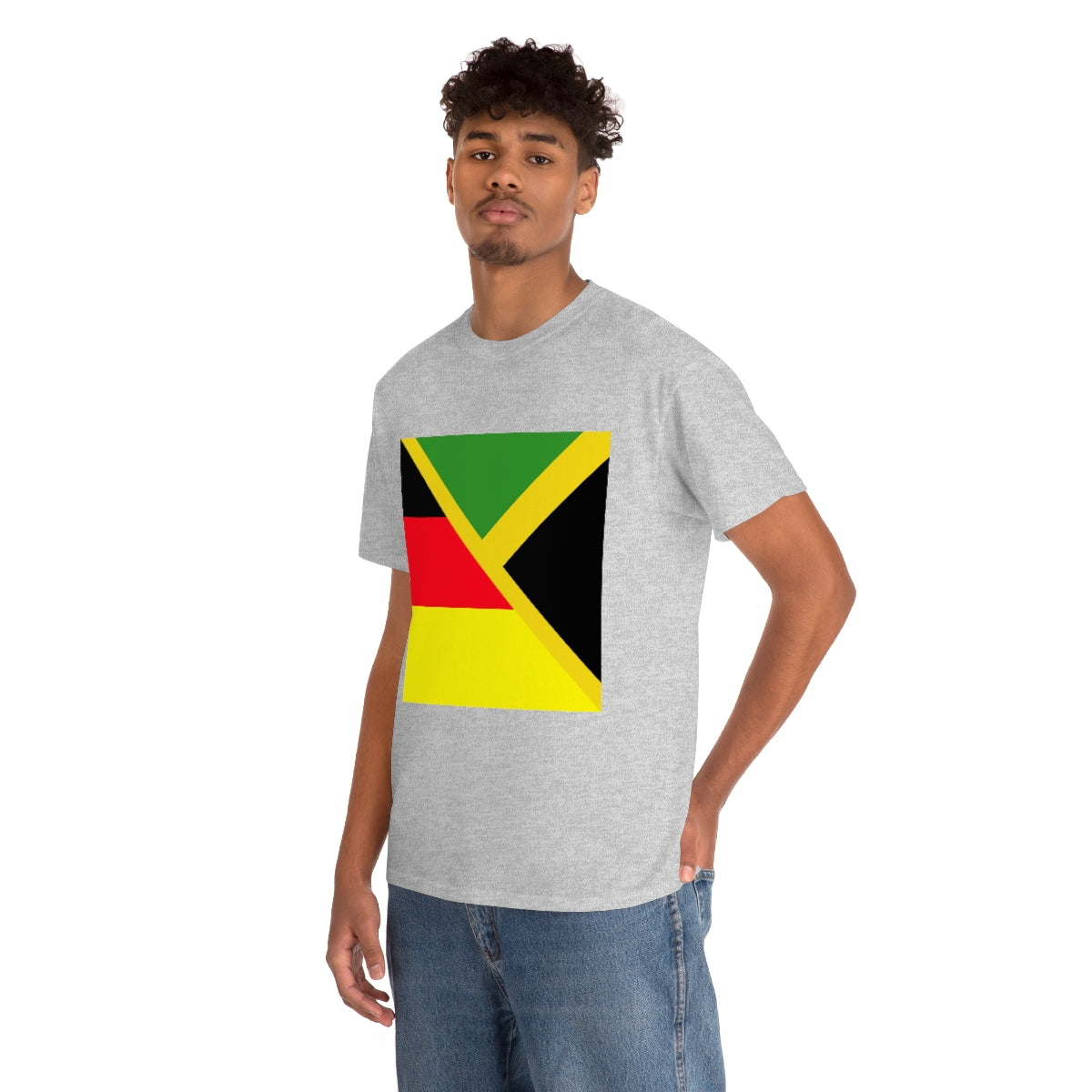 Jamaican German Flag Half Jamaica Germany T-Shirt | Unisex Tee Shirt