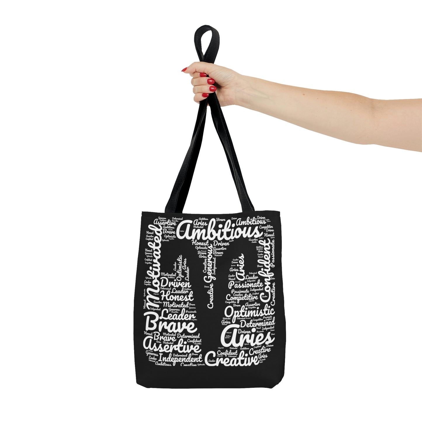 Aries Zodiac Sign Astrology White Tote Bag | Shoulder Bag