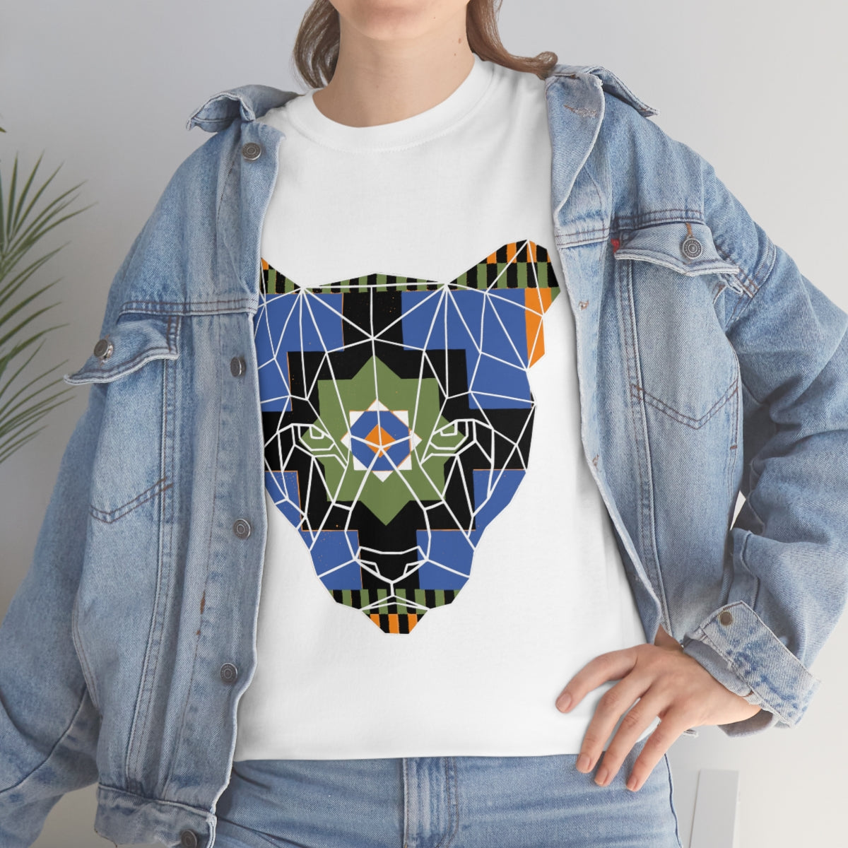 Kente Panther Shirt | Unisex African Tribal Lion T-Shirt