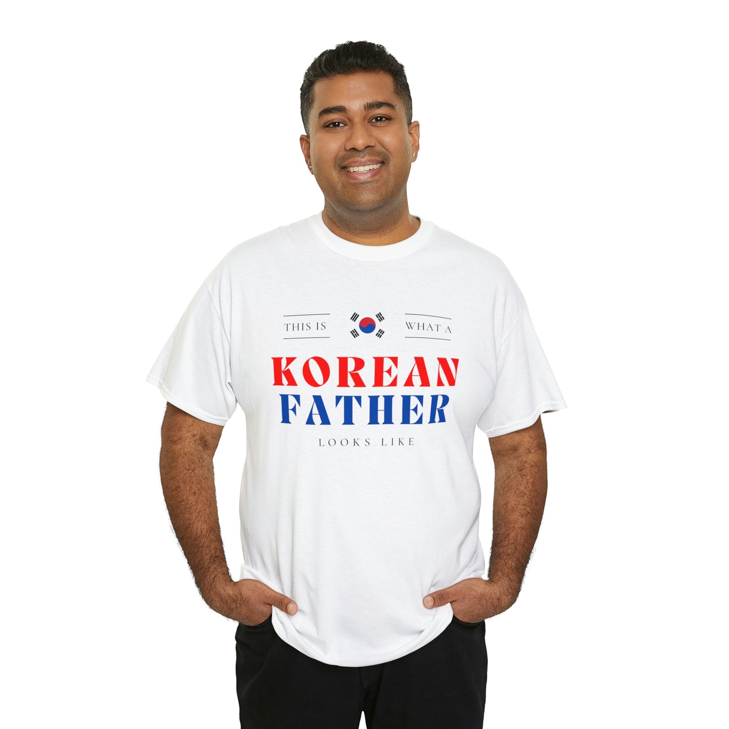 Korean Dad Looks Like South Korea Father T-Shirt | Unisex Tee Shirt