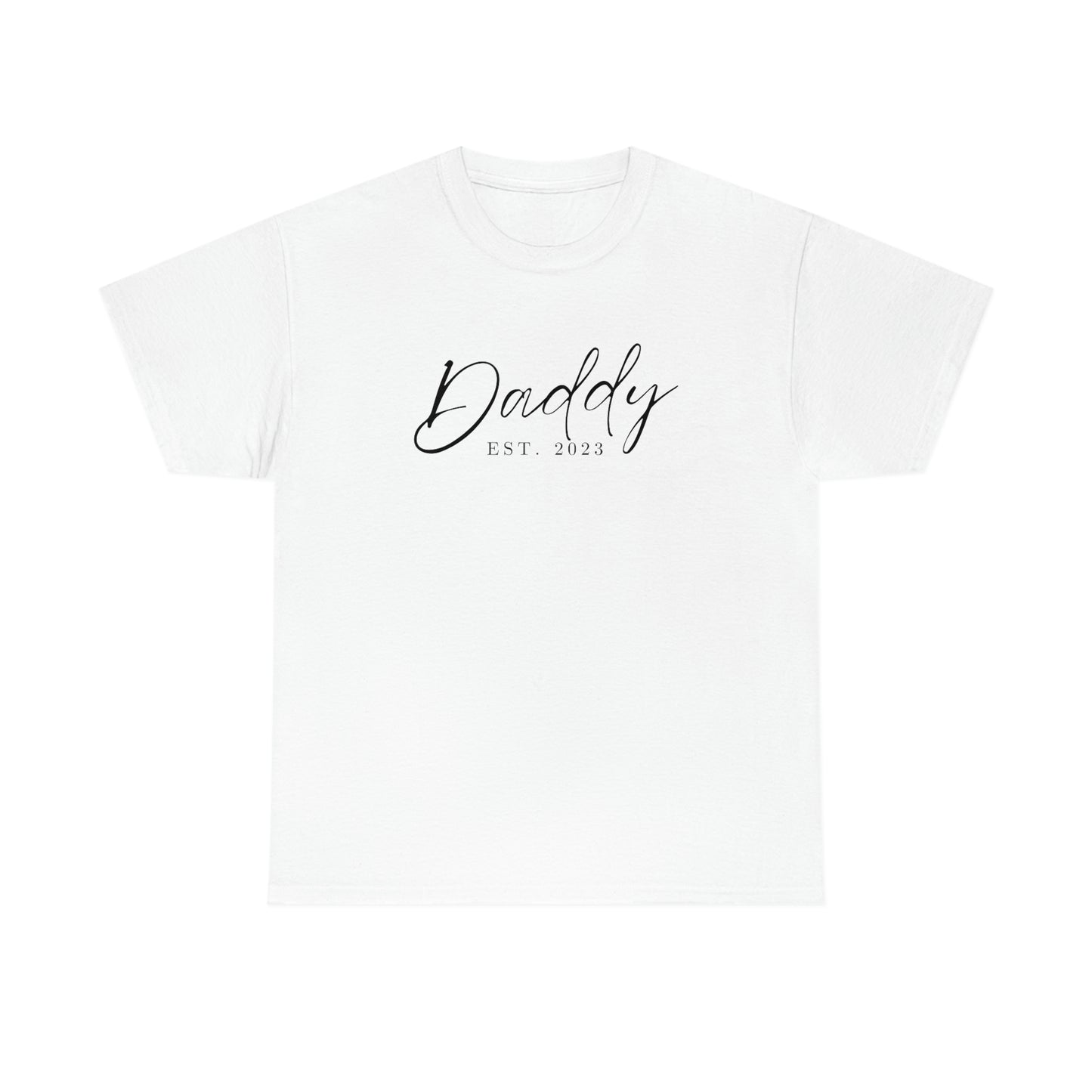 Daddy Est 2023 Fathers Day Gift for Dad 2 T-Shirt | Unisex Tee Shirt