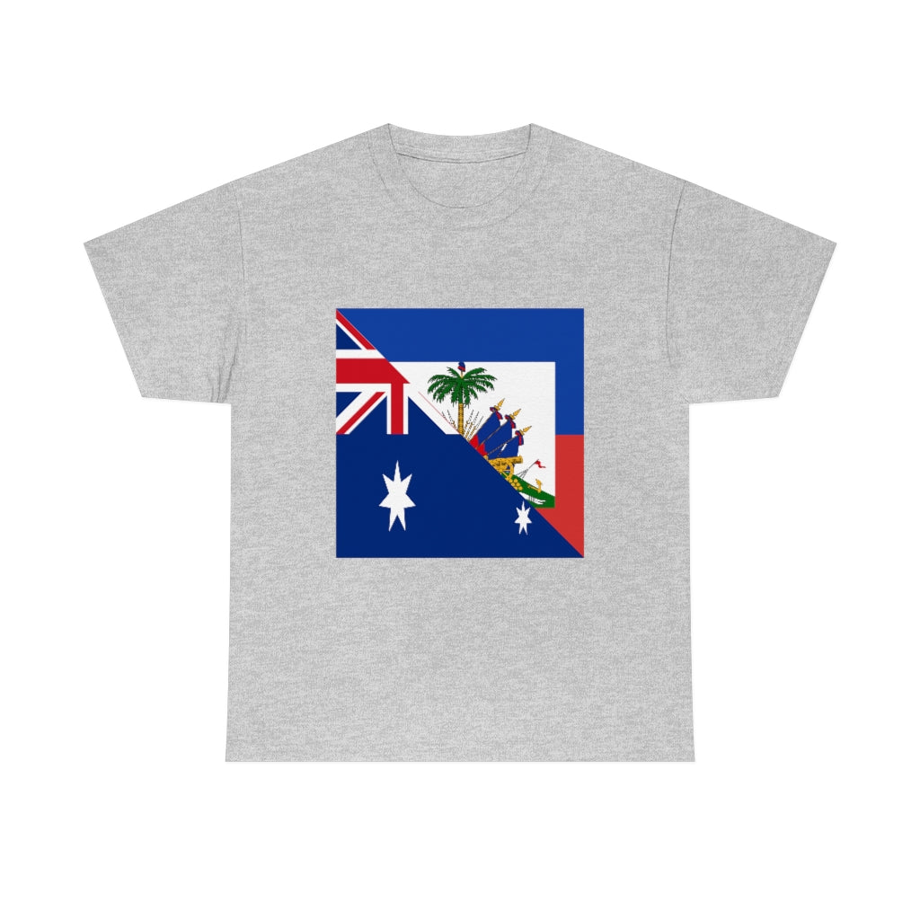 Haitian Australian Flag Tshirt | Unisex Australia Haiti Men Women Shirt