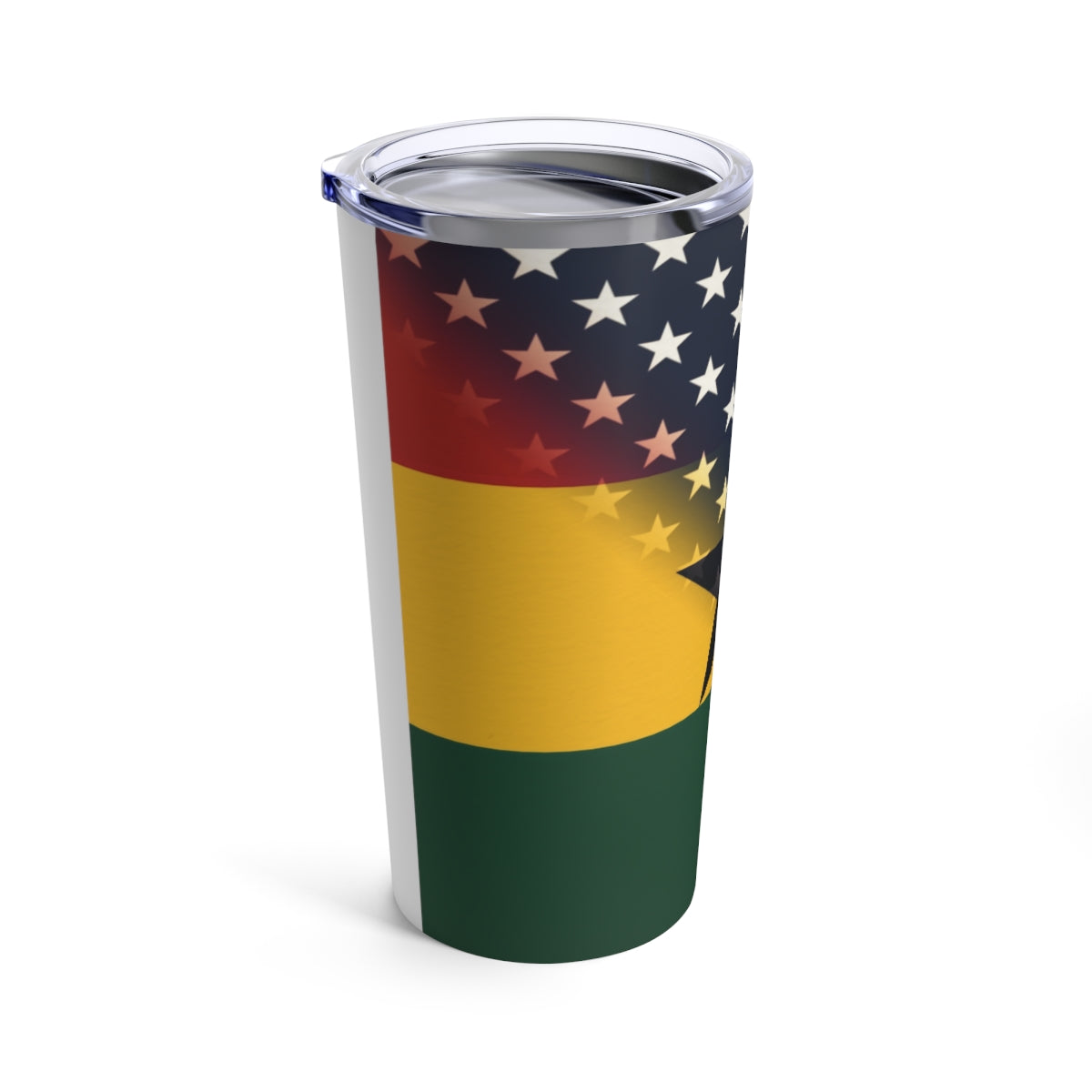 Ghana America Flag | Half Ghanaian Tumbler 20oz