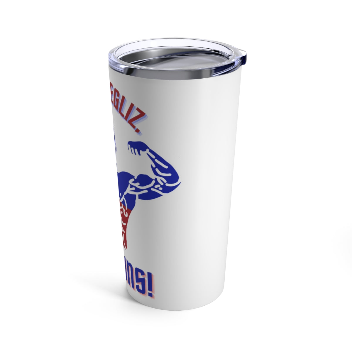 Lekol, Legliz, Le-Gains! | Haitian Gym Saying Tumbler 20oz