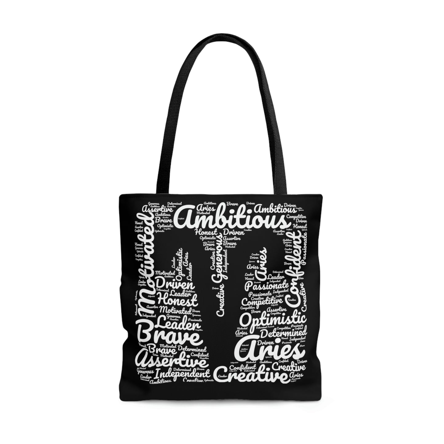 Aries Zodiac Sign Astrology White Tote Bag | Shoulder Bag