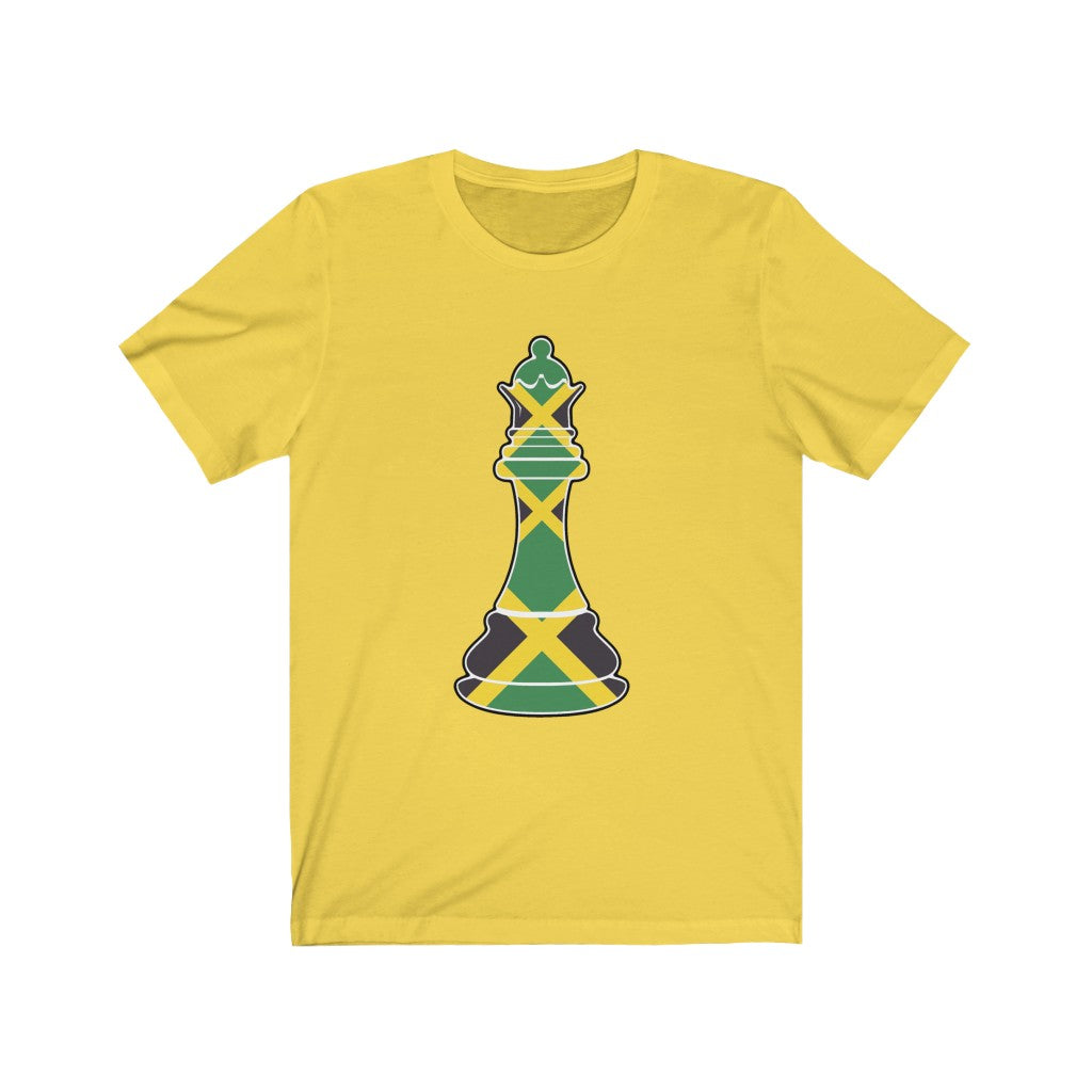 Jamaican Queen Tee | Jamaica Flag Chess Piece