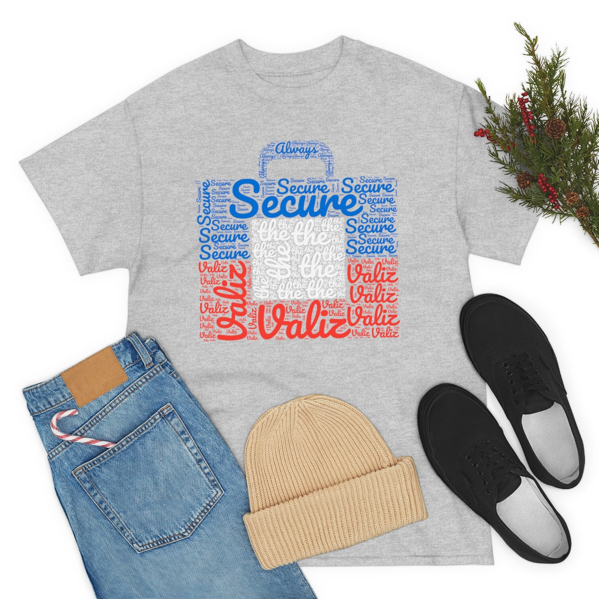 Secure the Valiz Tee Shirt | Unisex Haitian Flag Haiti T-Shirt