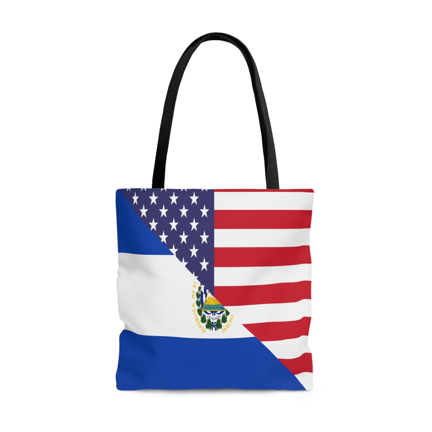 El Salvador American Flag USA Tote Bag | Shoulder Bag