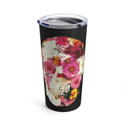 Floral Skull | Skull Flower Men Women Children Tumbler 20oz