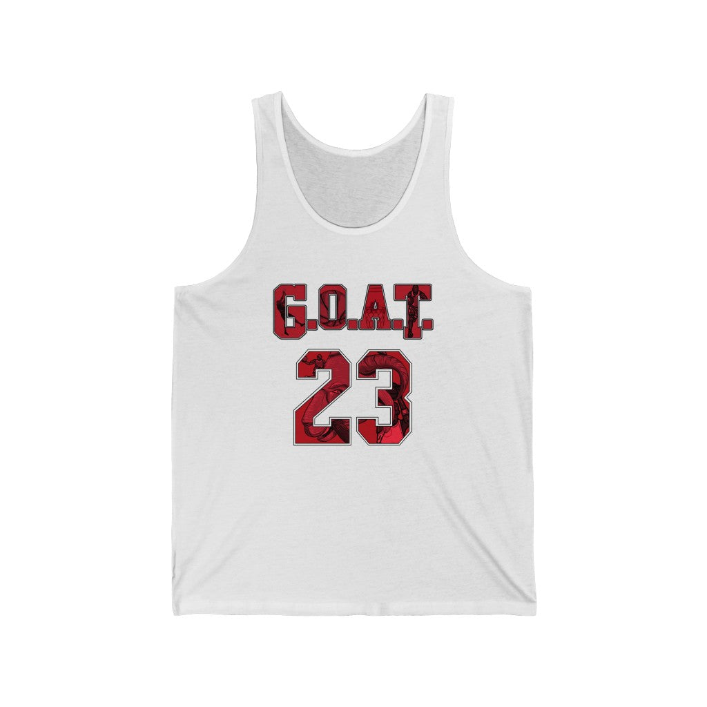 G.O.A.T. 23 Tank Top | Chicago Basketball GOAT Men Women Clothes