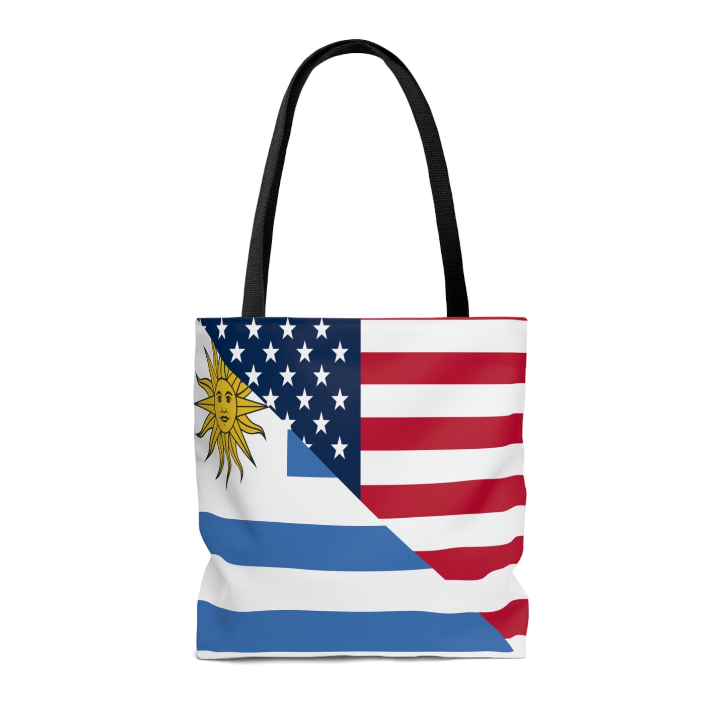 Uruguay American Flag Half Uruguayan USA Tote Bag | Shoulder Bag