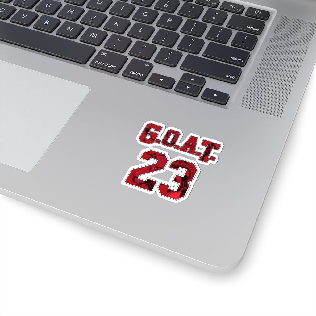 G.O.A.T. 23 Sticker | Chicago GOAT Basketball Champion Accessory