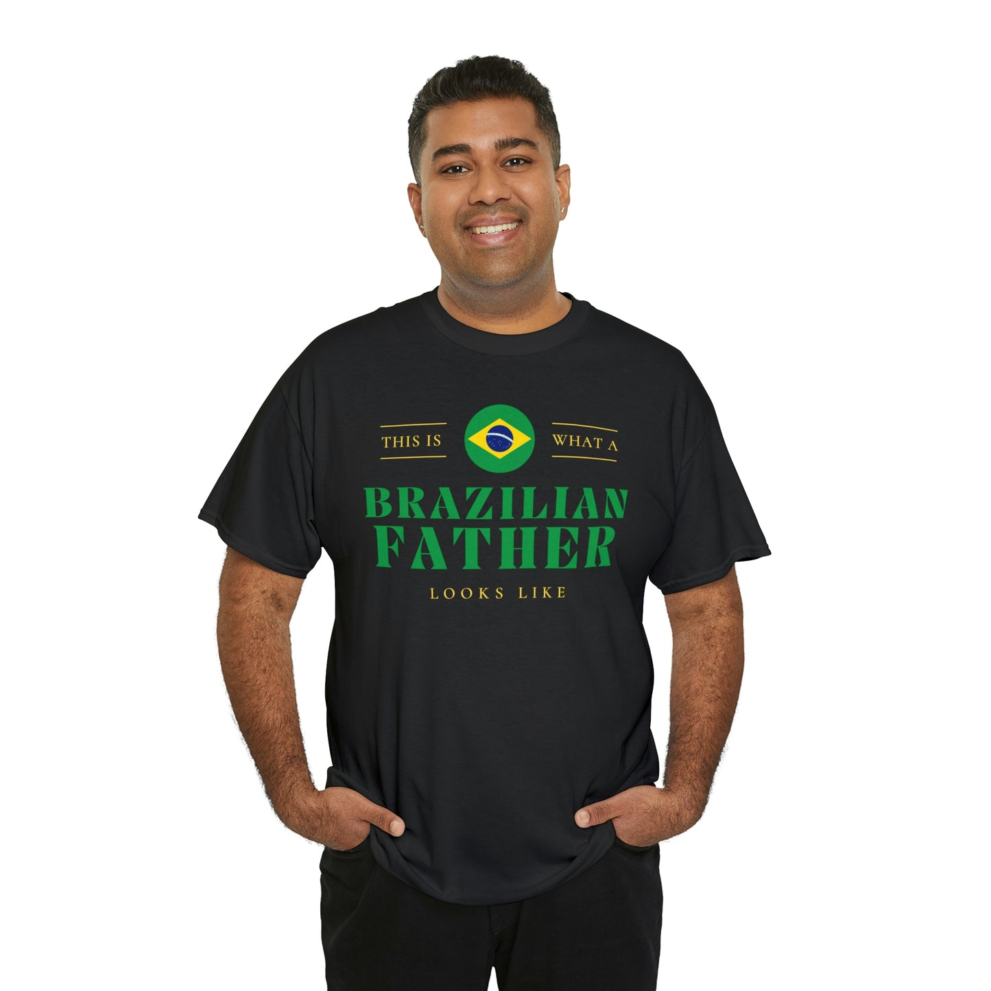 Brazilian Dad Looks Like Brazil Father T-Shirt | Unisex Tee Shirt