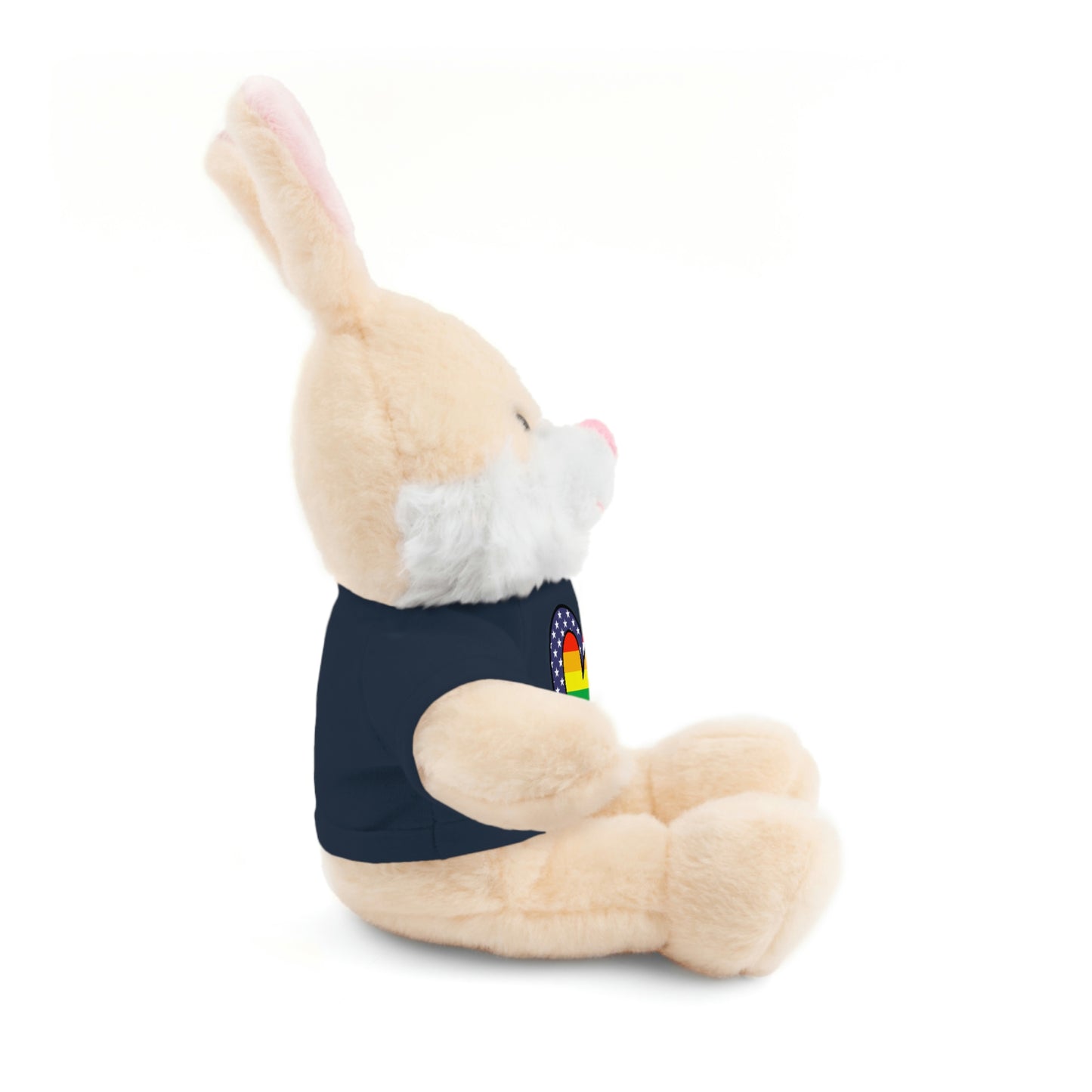 Rainbow Flag Stuffed Animals with Tee Shirt | LGBTQ Pride Valentines Day