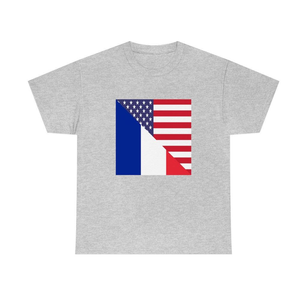 France American Flag T-Shirt | Unisex French Men Women Tee