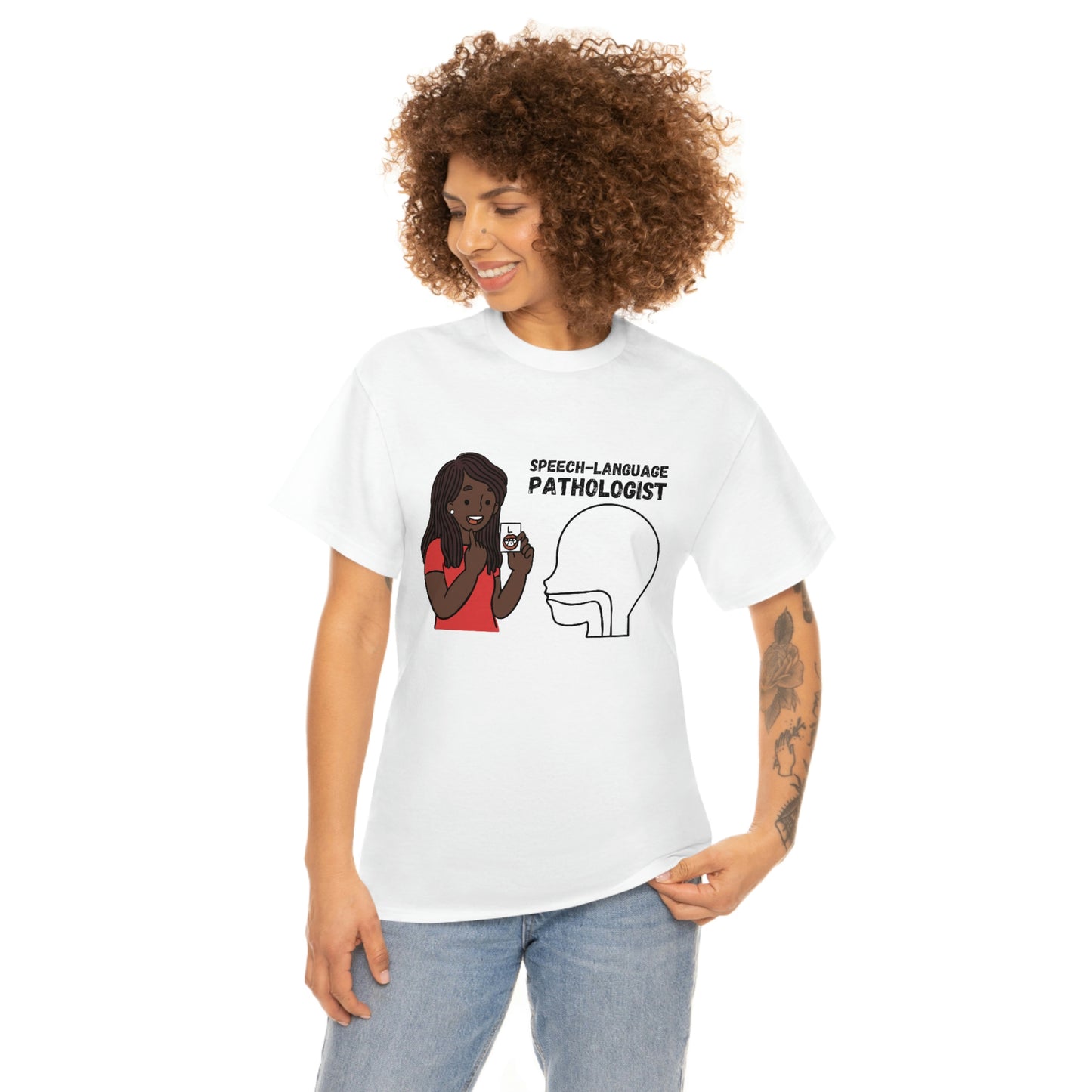 SLP Speech-Language Pathologist Image Tee Shirt | S.L.P. Unisex T-Shirt