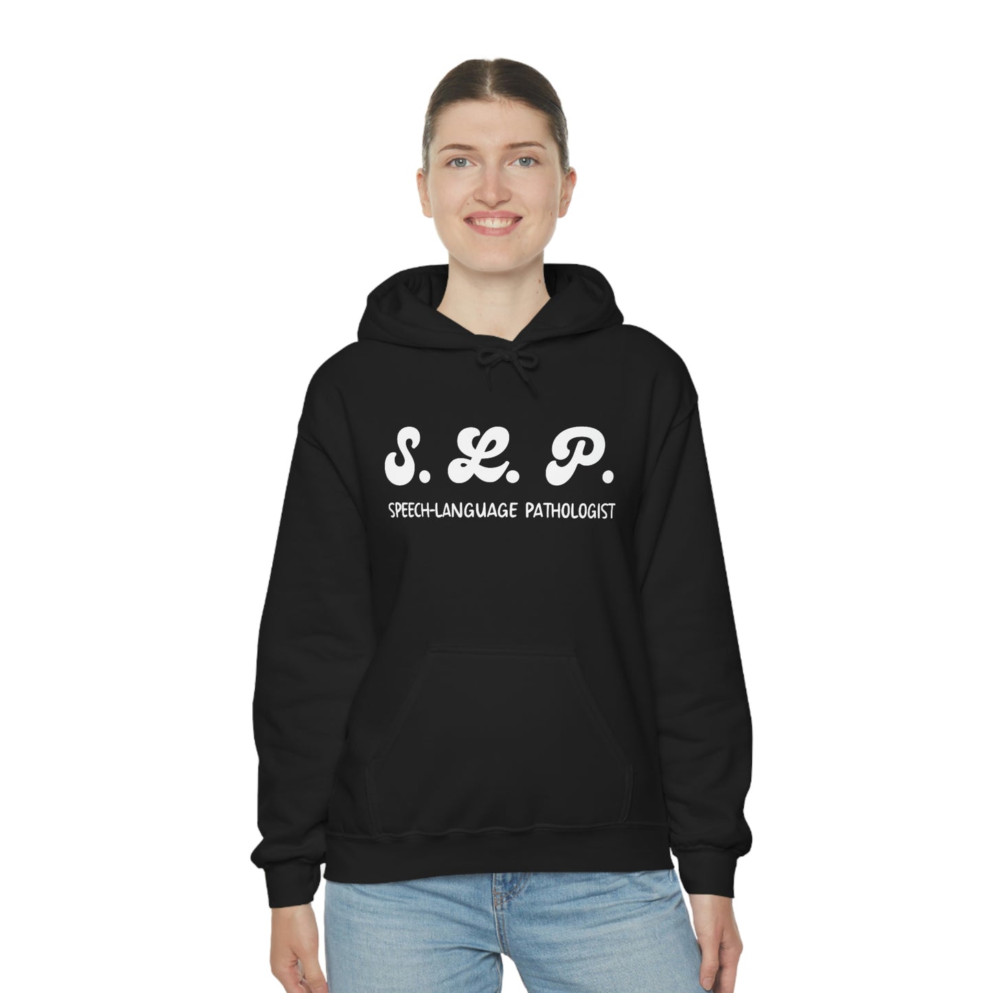 SLP Hoodie | Unisex SLP Speech Language Pathologist Hooded Sweatshirt