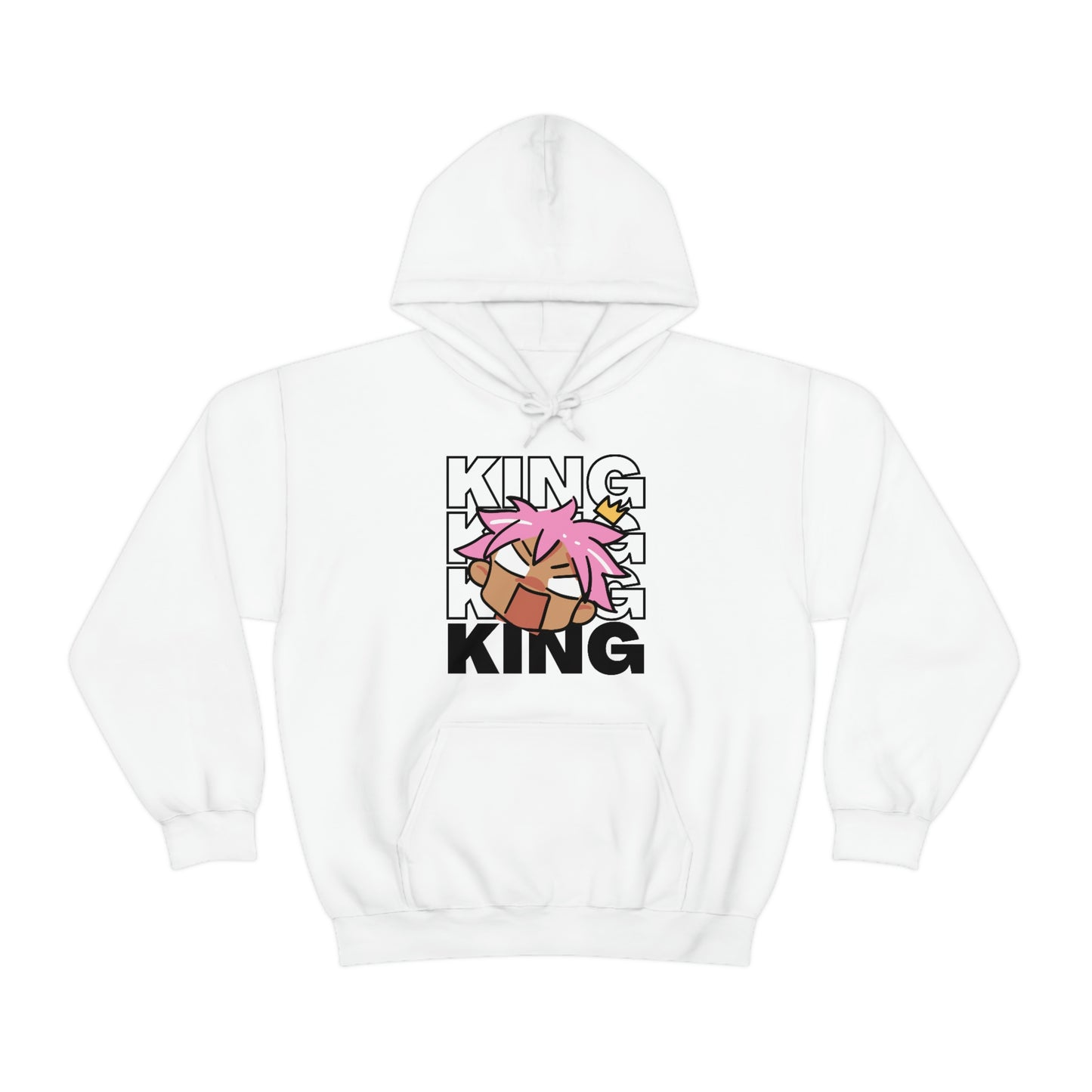 Anime King Royalty Crown 2 Hoodie | Unisex Pullover Hooded Sweatshirt