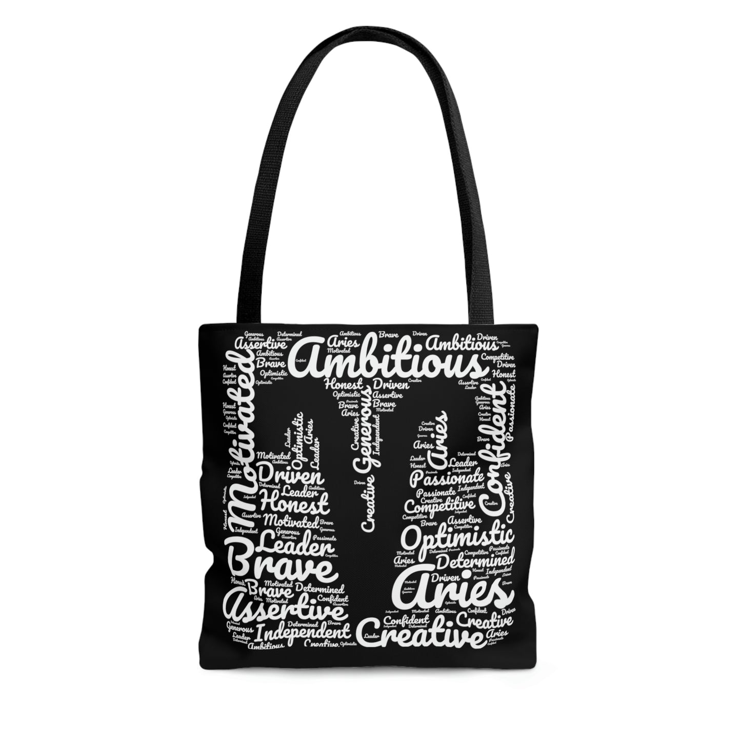 Aries Zodiac Sign Astrology White Tote Bag | Shoulder Bag