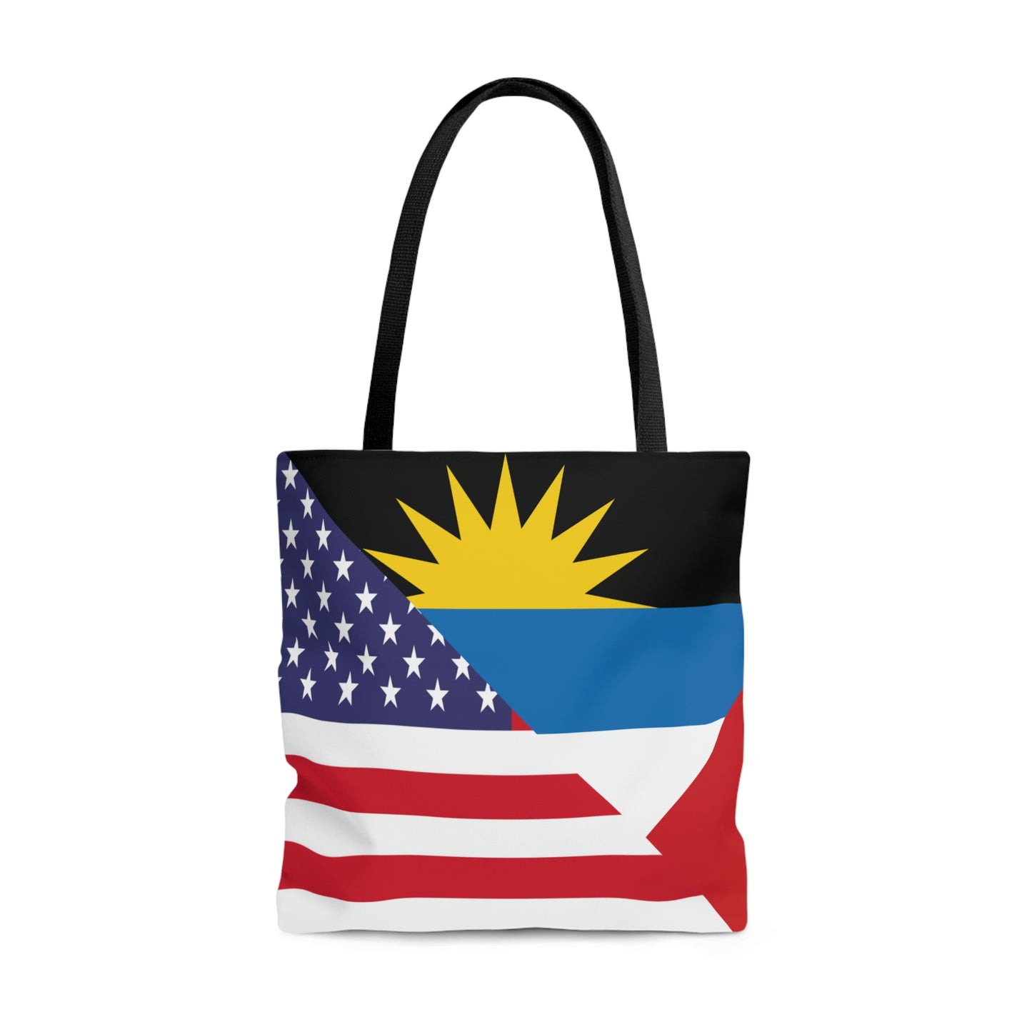 Antigua and Barbuda American Flag Antiguan USA Tote Bag | Shoulder Bag