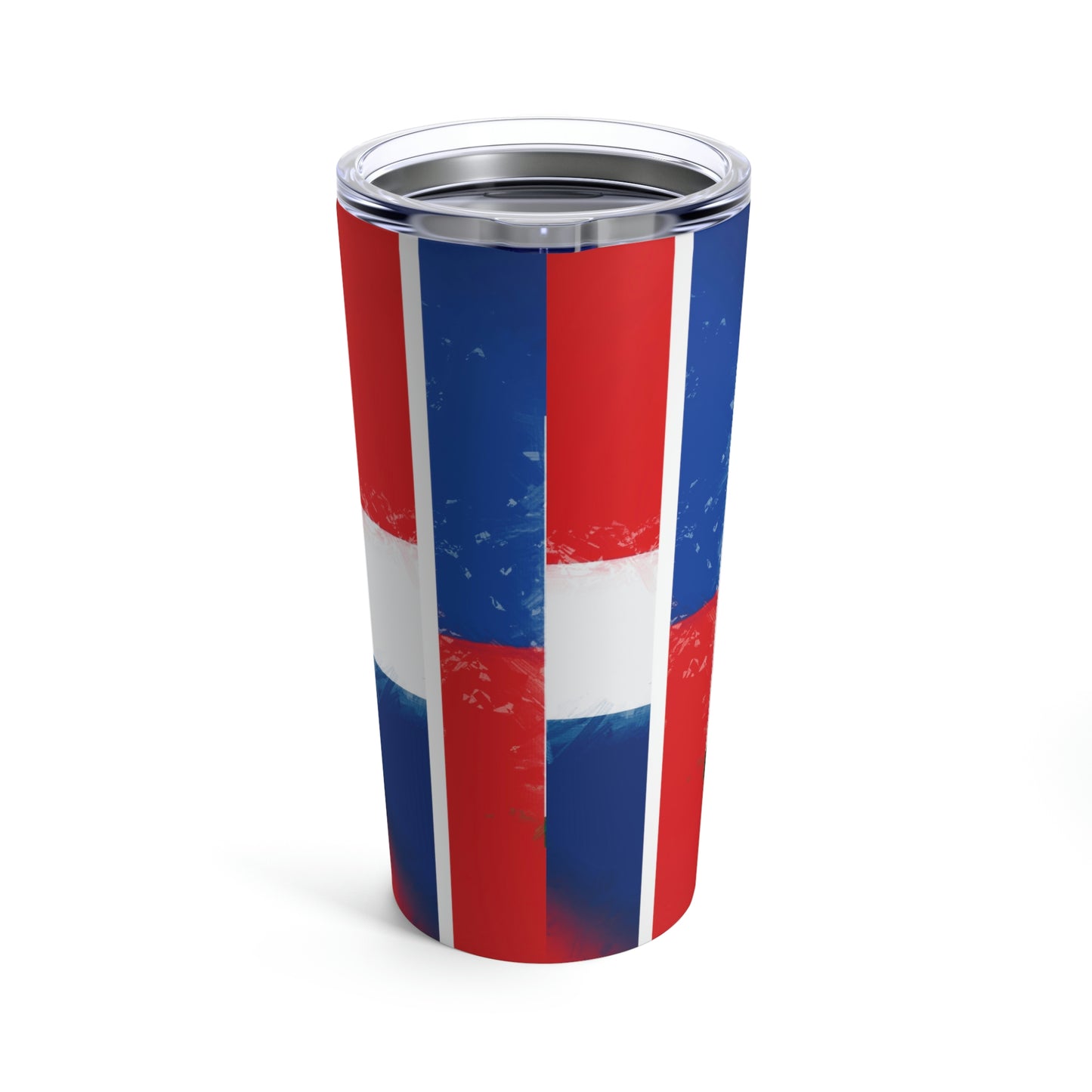 Haiti Dominican Republic Flag | Hispaniola DR Half Haitian Dominican Flag Tumbler 20oz