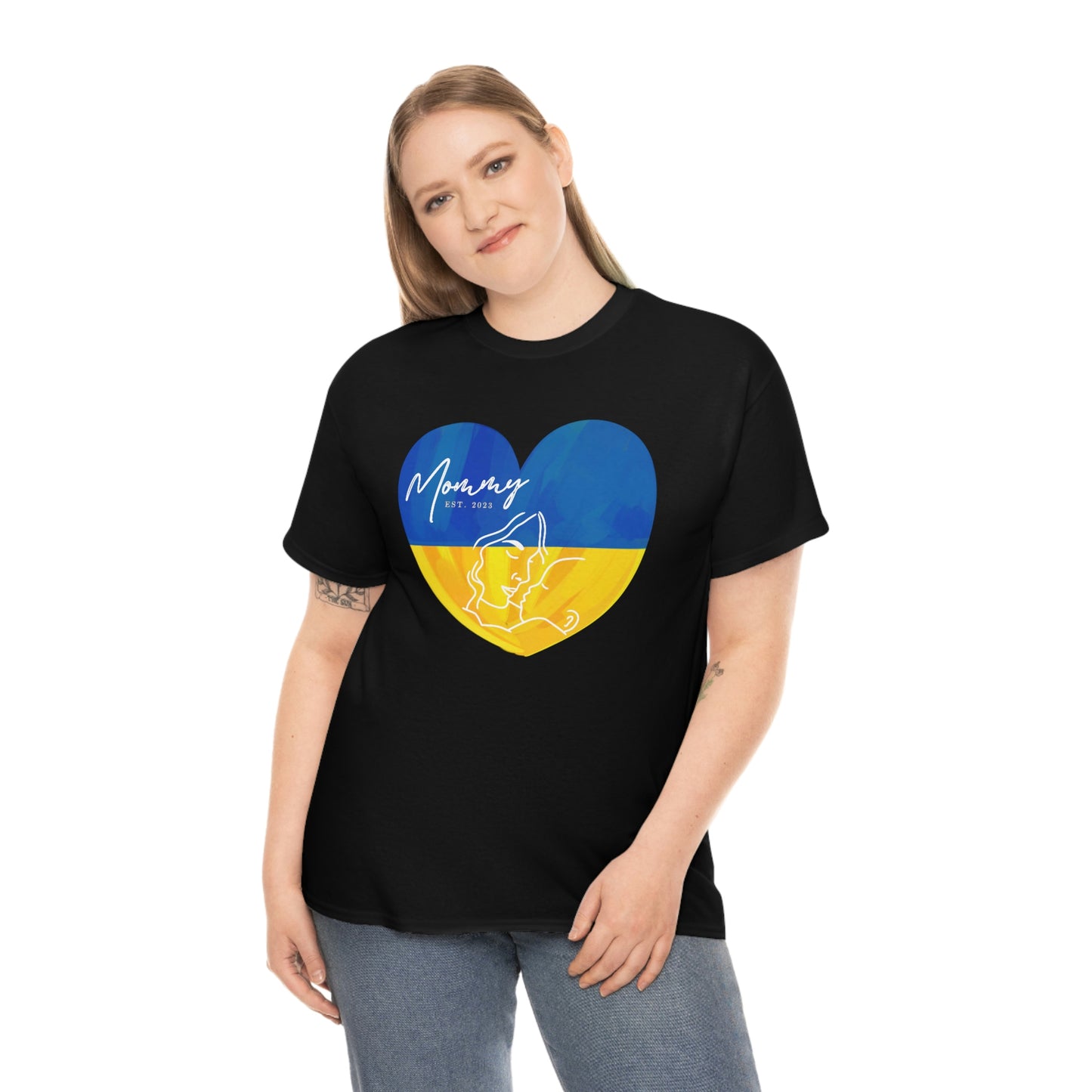 Ukraine Mommy Est 2023 Mothers Day Gift for Ukrainian MOM T-Shirt | Unisex Tee Shirt