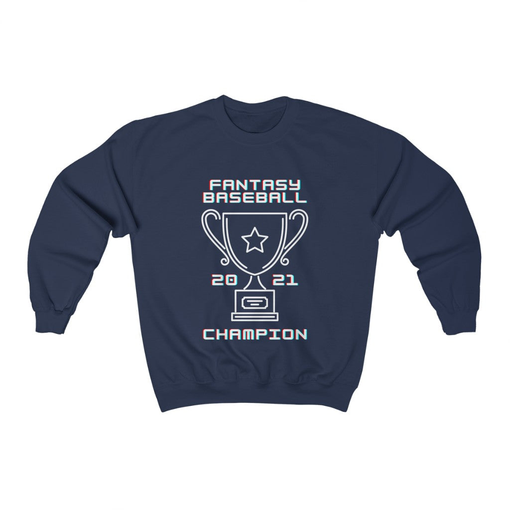 Fantasy Baseball Champion 2021 Sweatshirt | Fantasy Champ Pullover