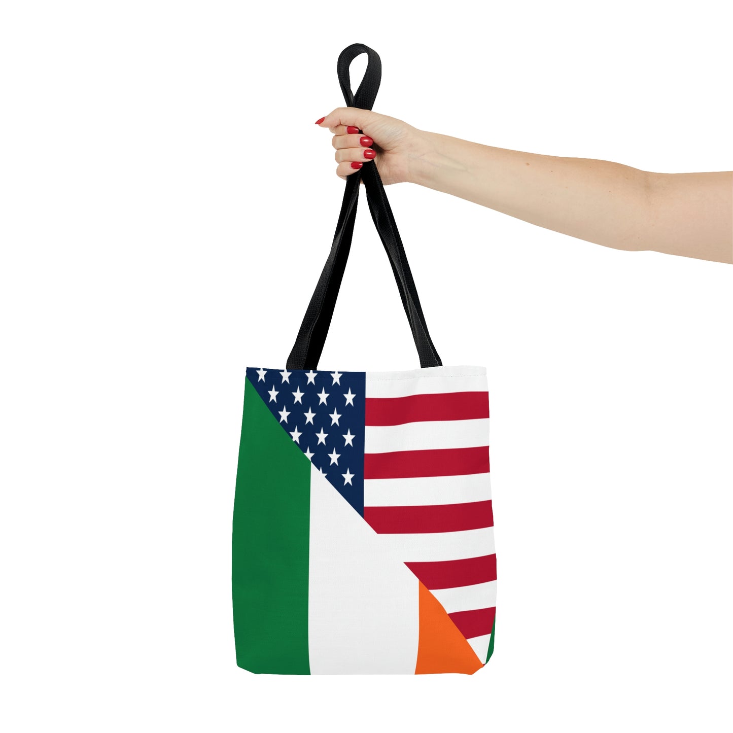 Irish American Flag Half Ireland USA Tote Bag | Shoulder Bag