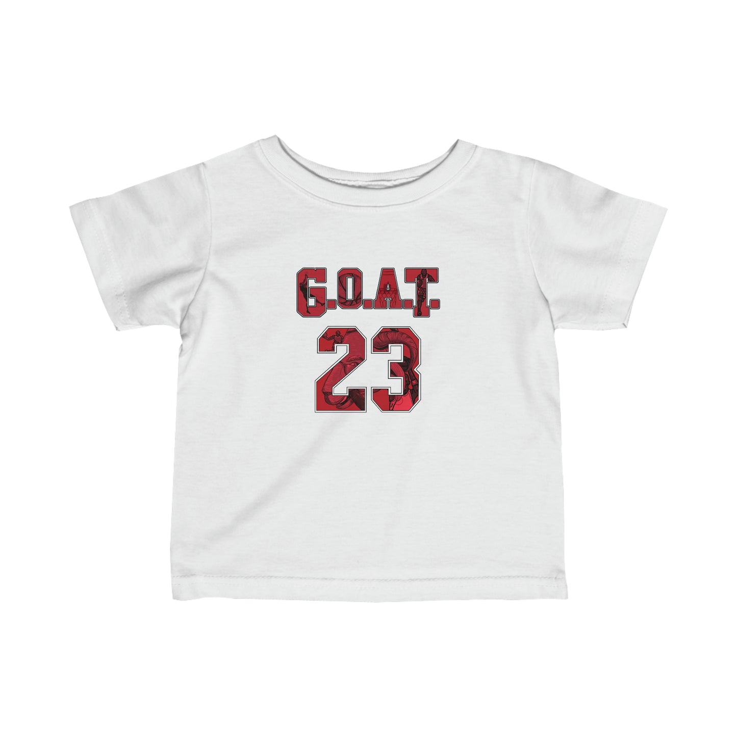 Infant GOAT 23 | Chicago Basketball G.O.A.T. Toddler Tee Shirt