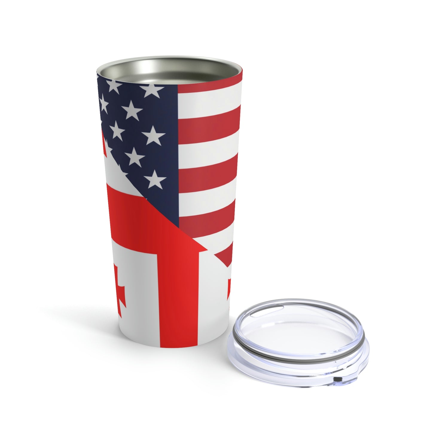 Georgian American Flag Georgia USA Tumbler 20oz