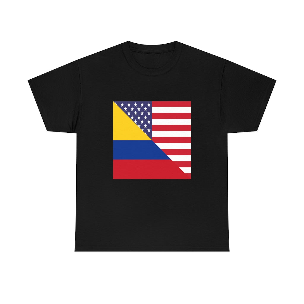 Colombian American Flag Shirt | Unisex Colombian Men Women TShirt