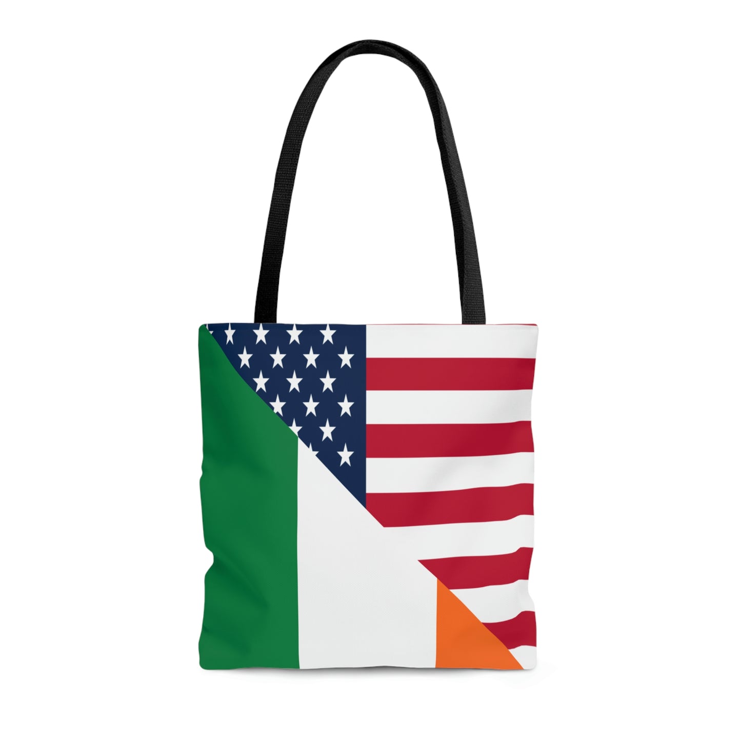 Irish American Flag Half Ireland USA Tote Bag | Shoulder Bag