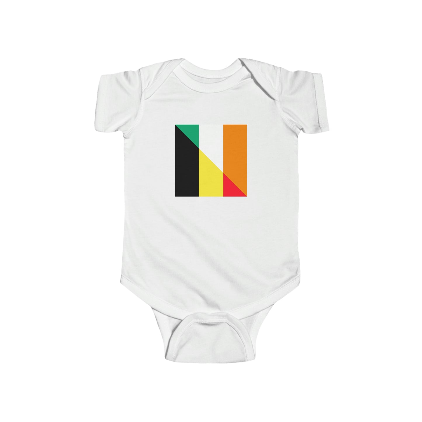 German Irish Flag Half Germany Ireland Baby Bodysuit | Newborn Boy Girl