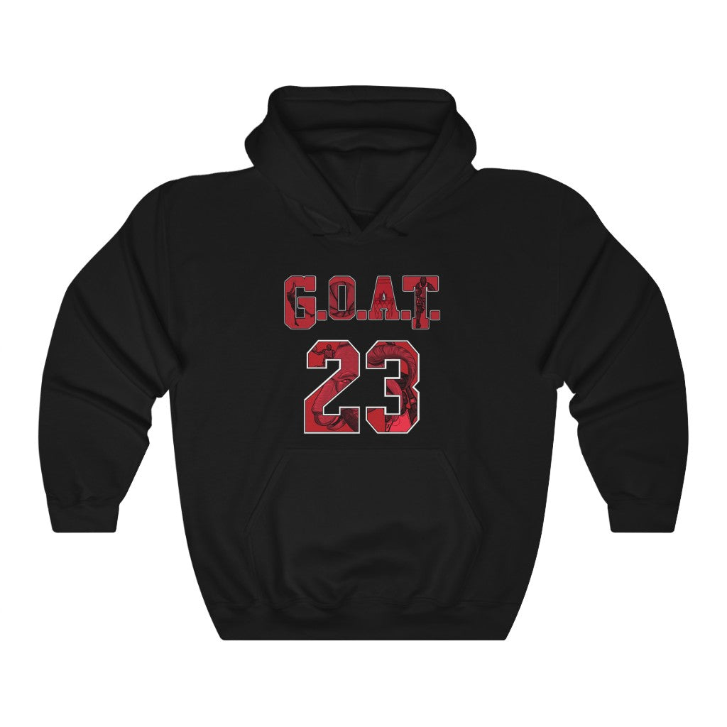 GOAT 23 Hoodie | Chicago Basketball G.O.A.T Men Women Pullover