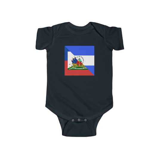 Newborn Haiti - Nicaragua Flag | Half Haitian Nicaraguan Baby Boy Girl