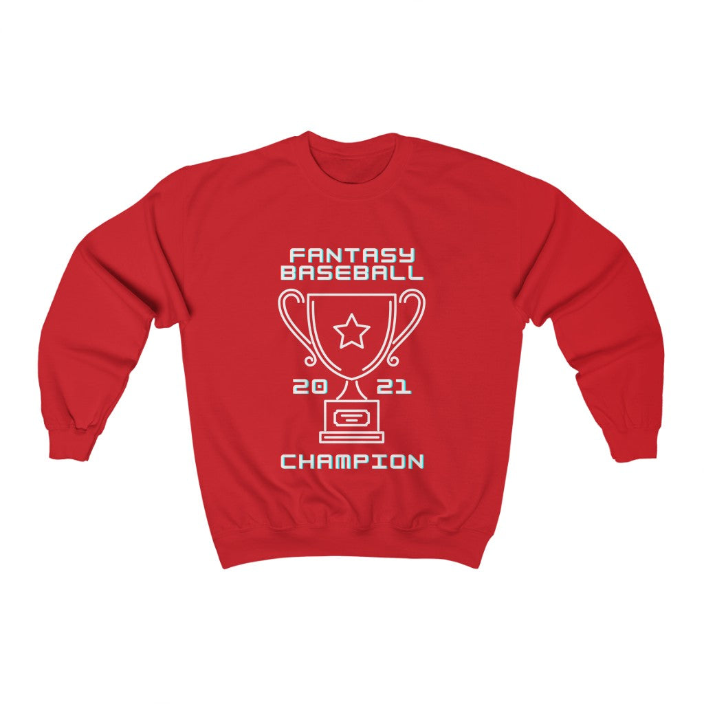 Fantasy Baseball Champion 2021 Sweatshirt | Fantasy Champ Pullover