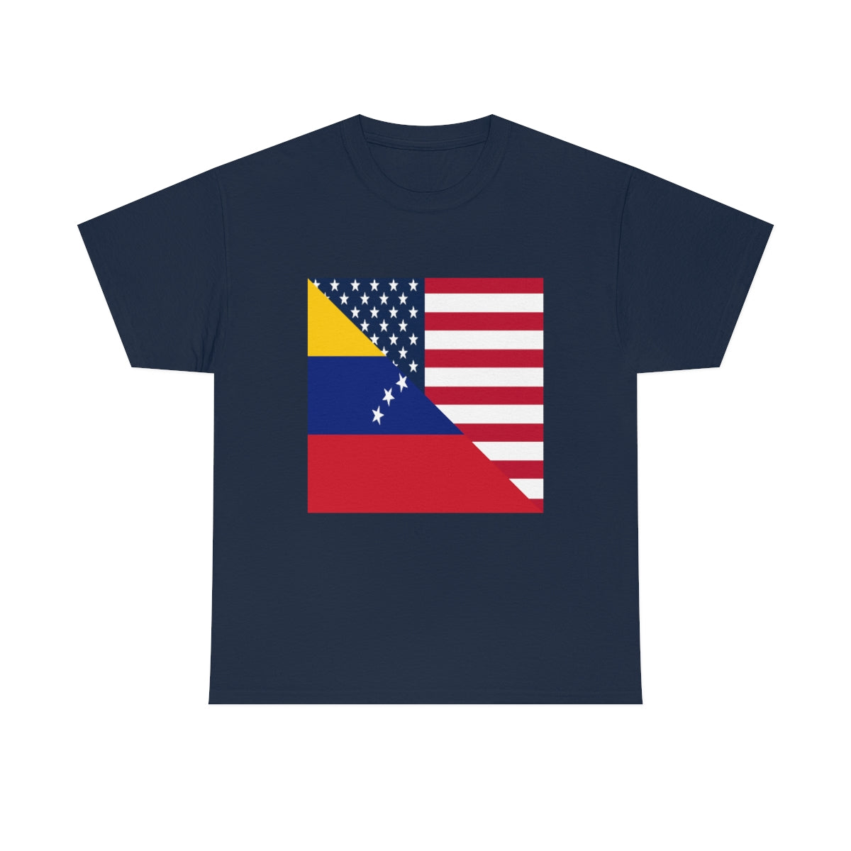 Venezuelan American Flag T-Shirt | Unisex Venezuela USA Tee Shirt