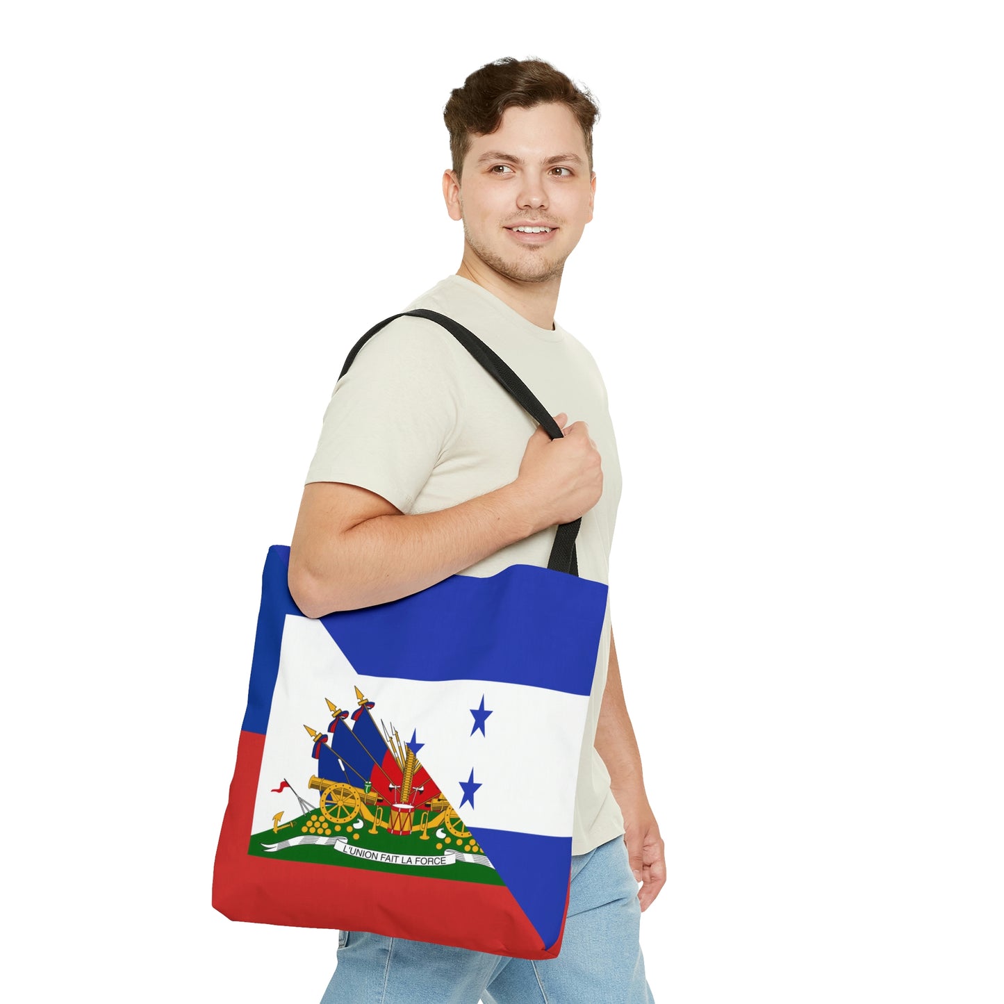 Haitian Honduran Half Haiti Honduras Flag Tote Bag | Shoulder Bag