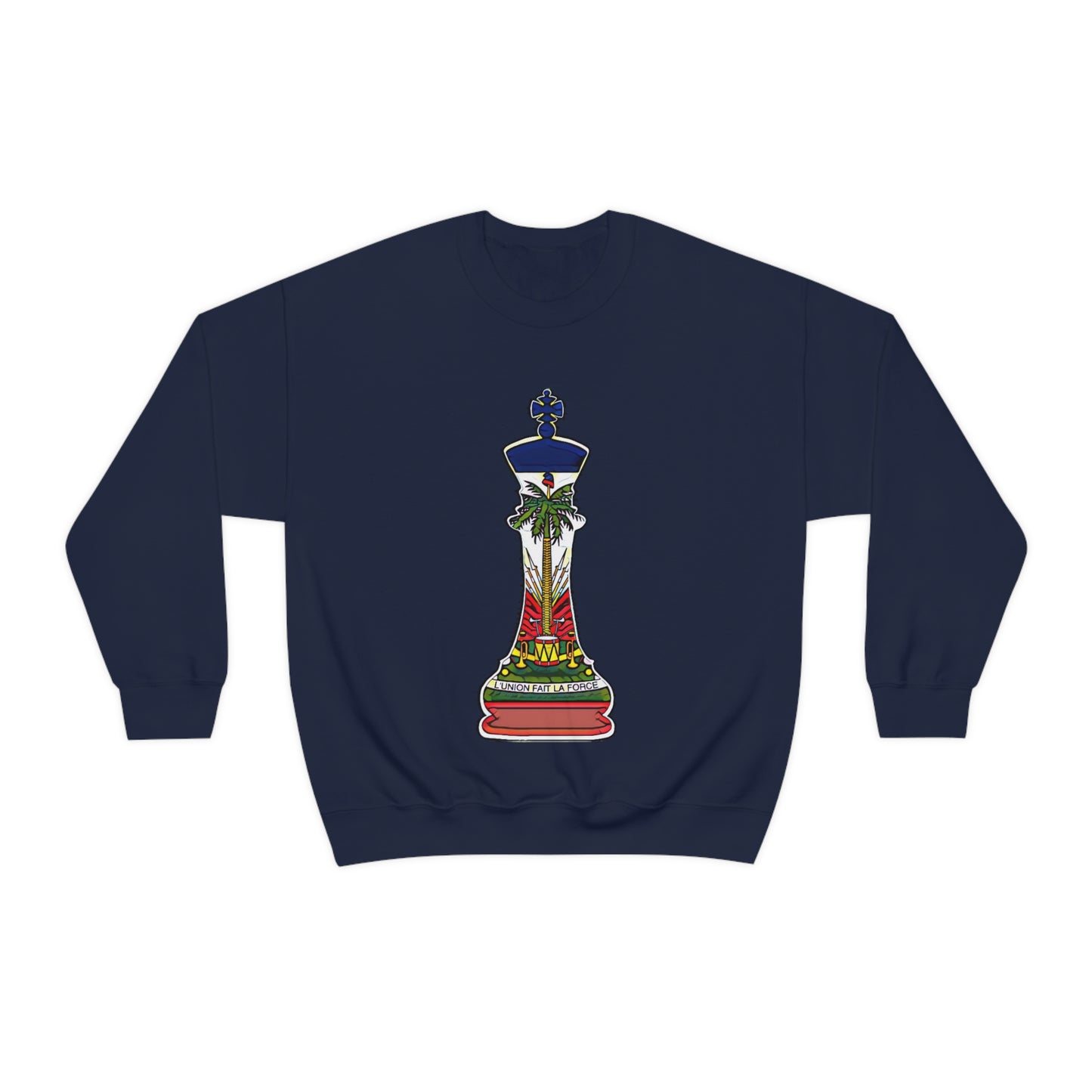 Haitian King Flag Crewneck Sweatshirt