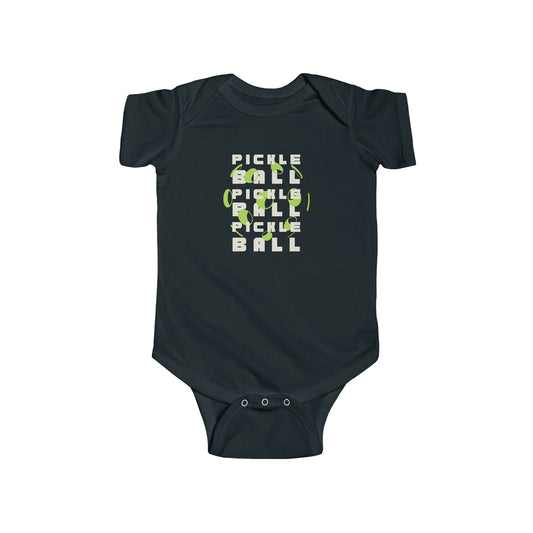 Pickleball Pickleball Green Ball Baby Bodysuit | Newborn Boy Girl