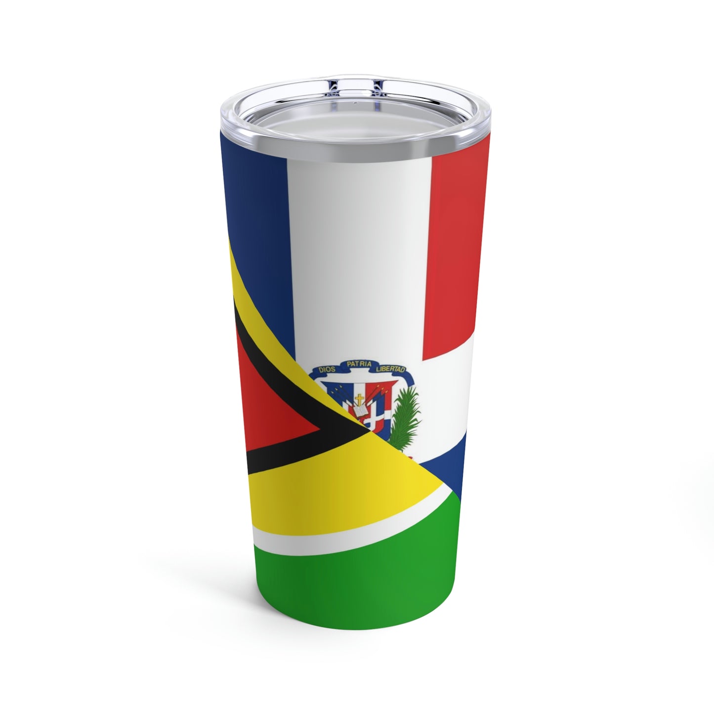 Guyanese Dominican Flag Guyana DR Tumbler 20oz