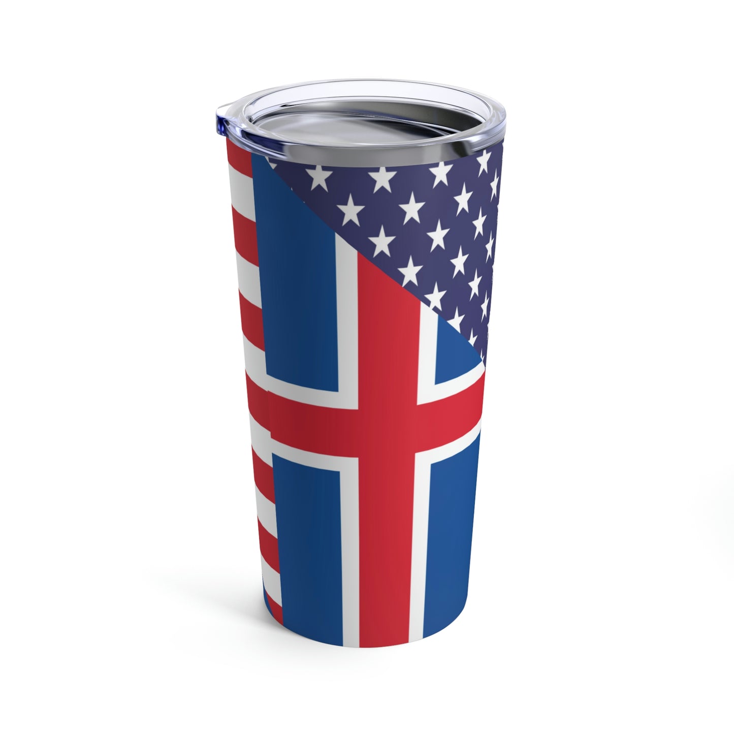 Iceland American Flag Icelander USA Tumbler 20oz