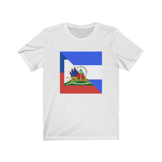 Haiti - Nicaragua Flag Tee | Half Haitian Nicaraguan Men Women Adult